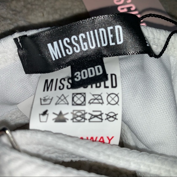 🤍Missguided White Waffle Knit Bikini Top - Picture 9 of 9